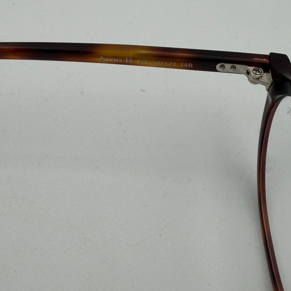 Carin Arno R C3 Eyeglasses Tortoise Brown Slim Oval